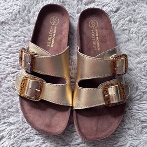 White Mountain Footbeds Helga Sandals/Slides size 9